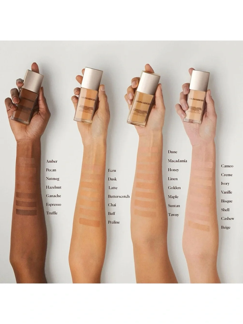 Laura Mercier 3W2 Golden Flawless Lumière Radiance Perfecting Foundation 1oz